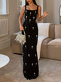 BTwo-piece Beaded Zipper Top Skirt Set
