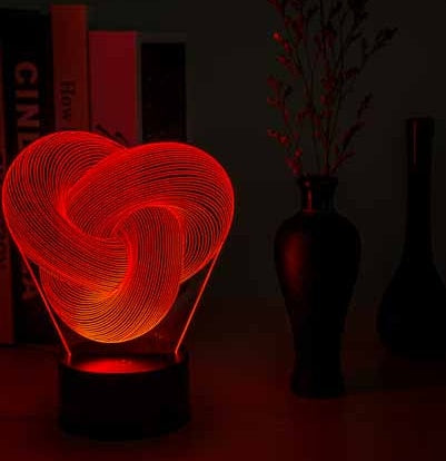 Abstract LED 3D Night Light