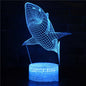 LED colorful touch remote control night light
