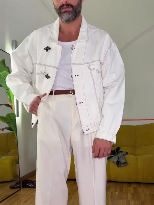 White Denim Jacket