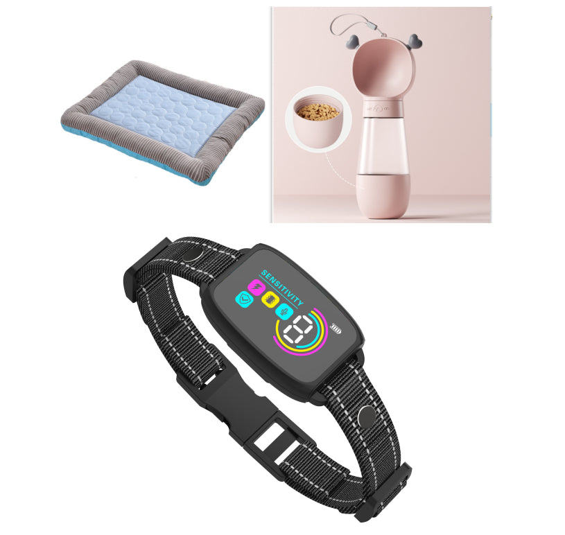 Collier anti-aboiement automatique intelligent pour chien
