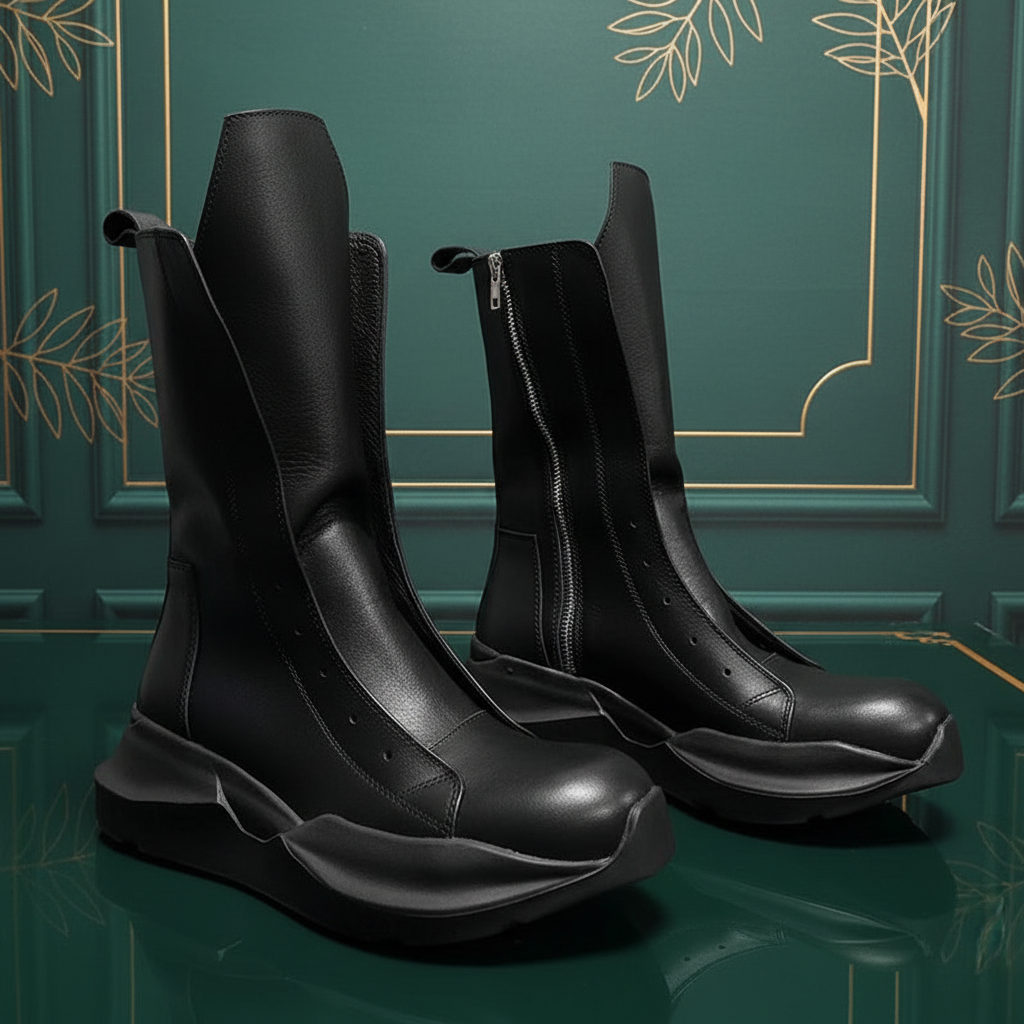 Motorcycle Leather Boots