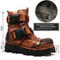 Bottes en cuir Steampunk