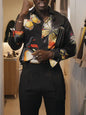 Vibrant Butterfly Motif Shirt