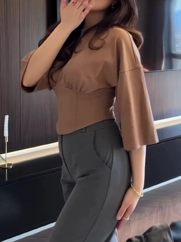 Short Sleeve Cropped Top