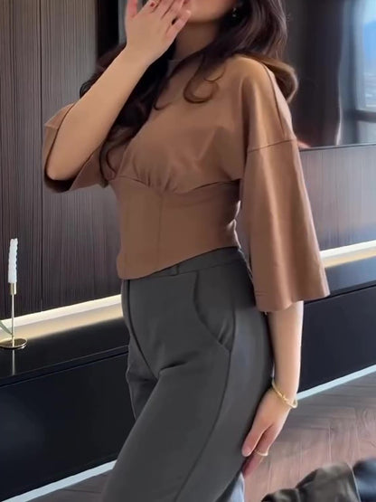 Short Sleeve Cropped Top