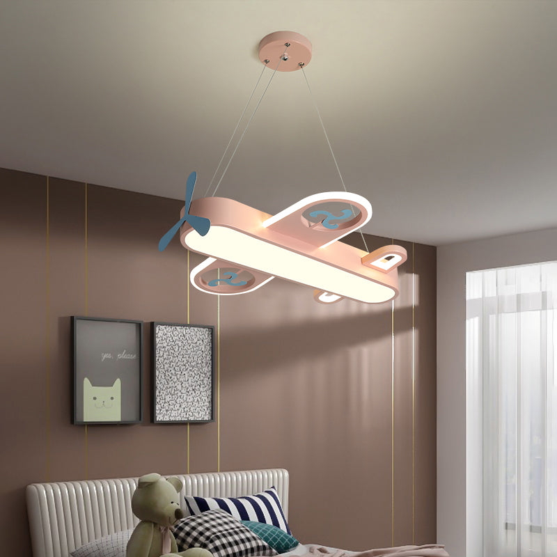Light Led Plane Chandelier