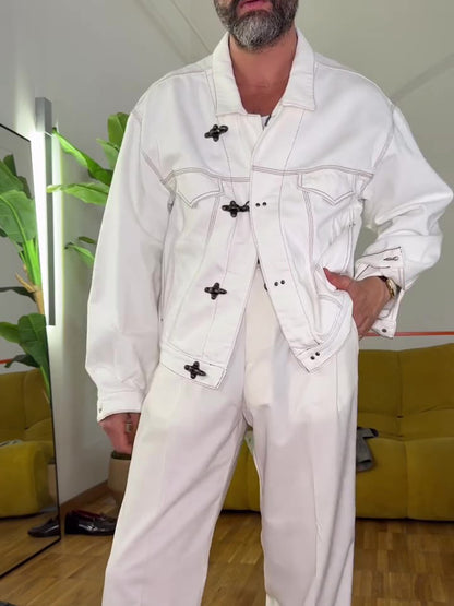 White Denim Jacket
