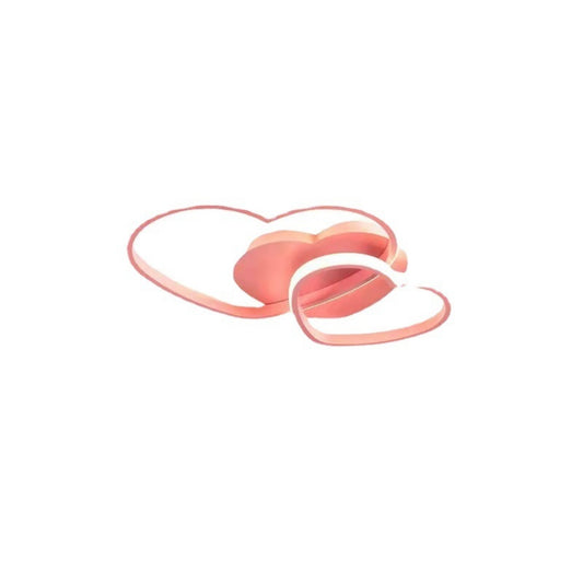 Double Heart LED Ceiling Light