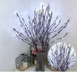 LED Lantern Simulation Branch Decoration