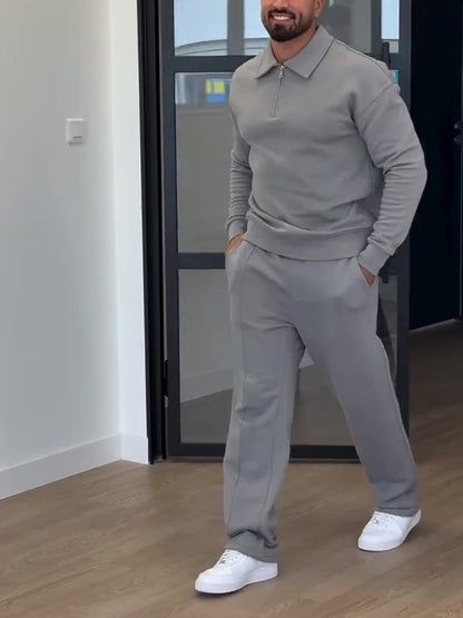Sweatshirt Slim Fit Flare Pants Set