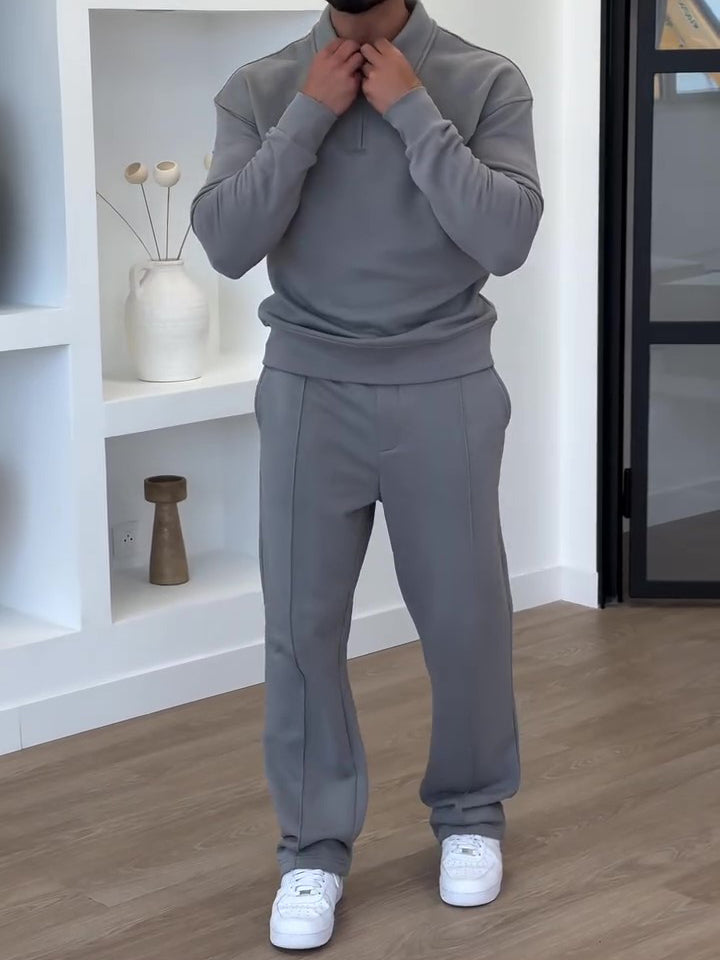 Sweatshirt Slim Fit Flare Pants Set