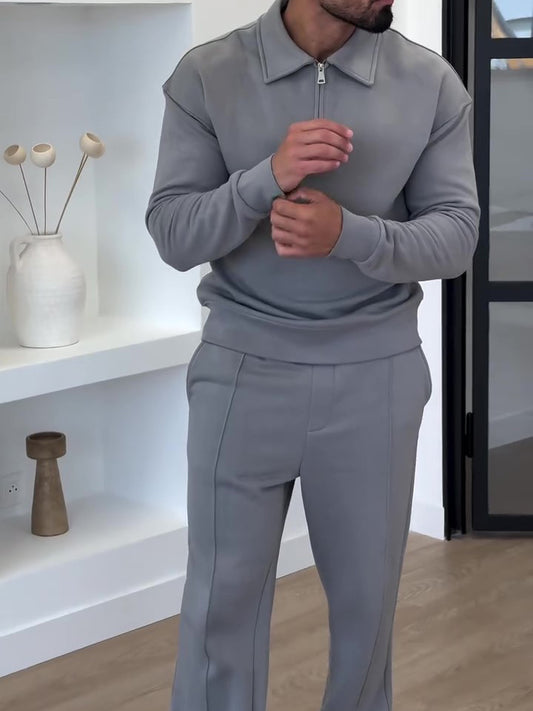 Sweatshirt Slim Fit Flare Pants Set