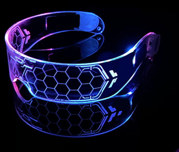 LED Luminous Glasses  Futuristic Style