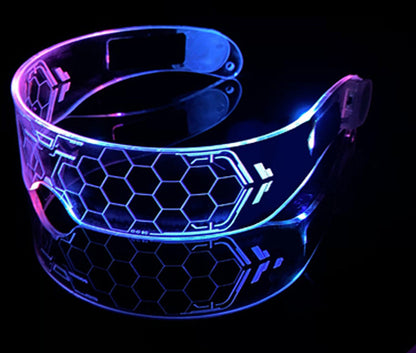 LED Luminous Glasses  Futuristic Style