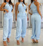 Halter Top Pants Two-piece Suit