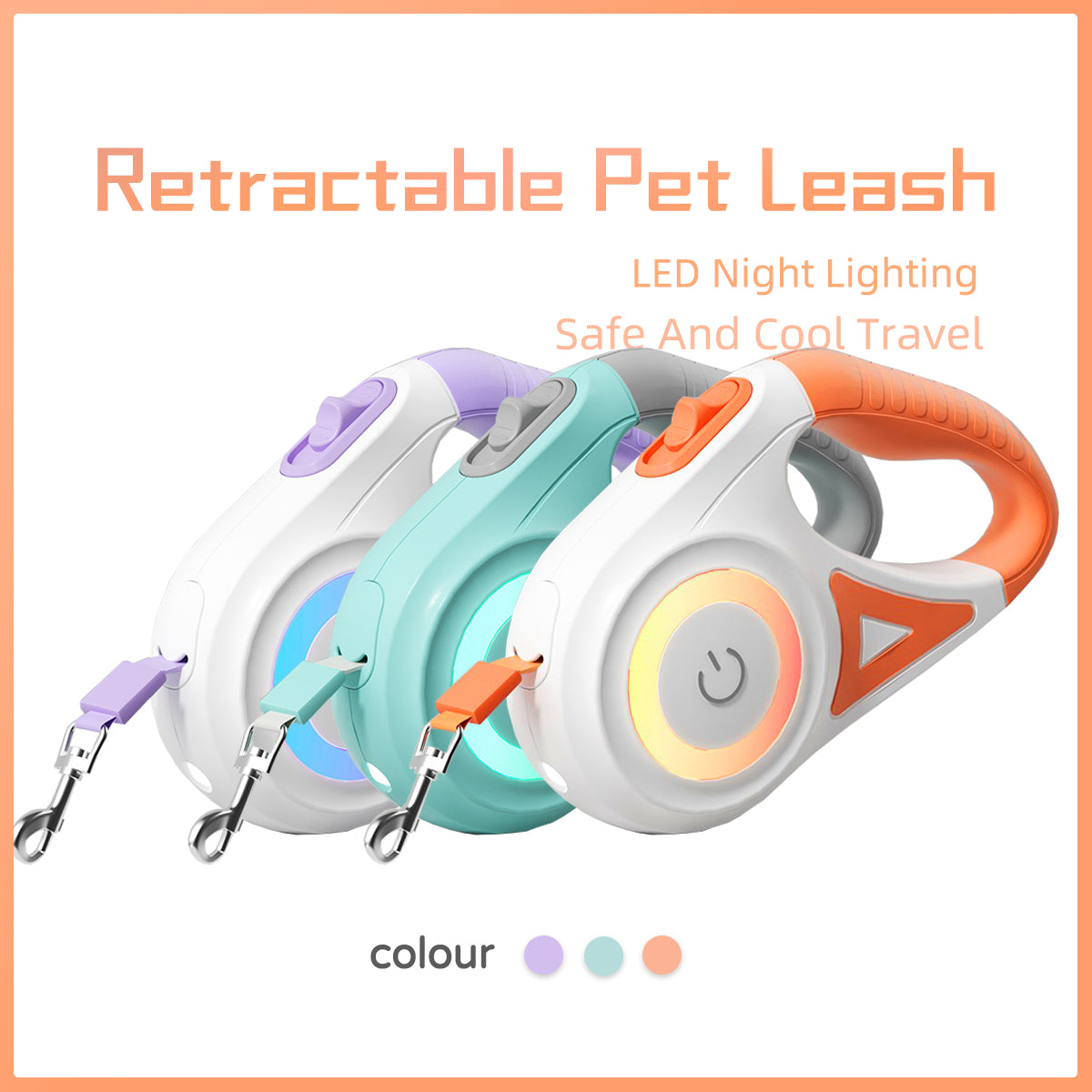 Laisse rétractable pour chien