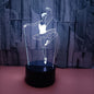 Ballet 3D Colorful Touch LED Visual Light