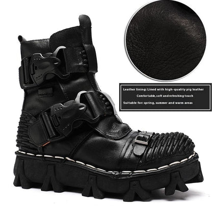 Steampunk Leather Boots