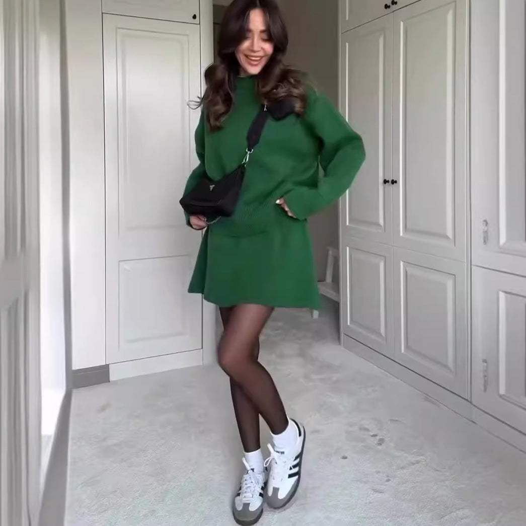 Elegant High Waist Mini Skirt Outfit