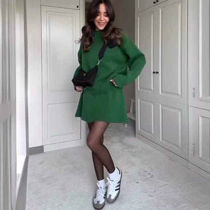 Elegant High Waist Mini Skirt Outfit