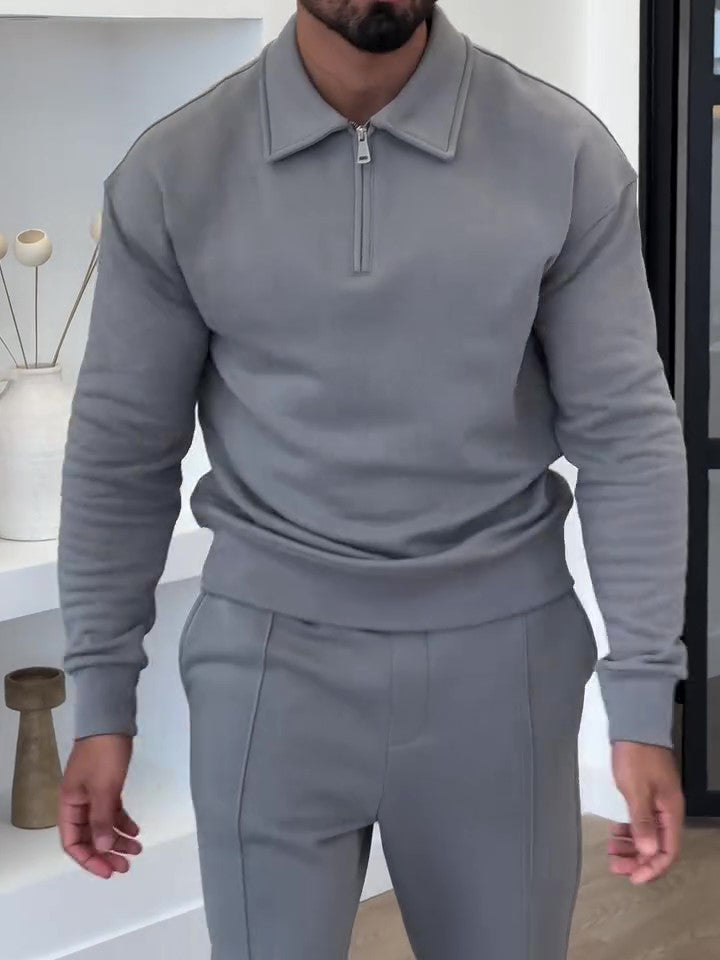 Sweatshirt Slim Fit Flare Pants Set